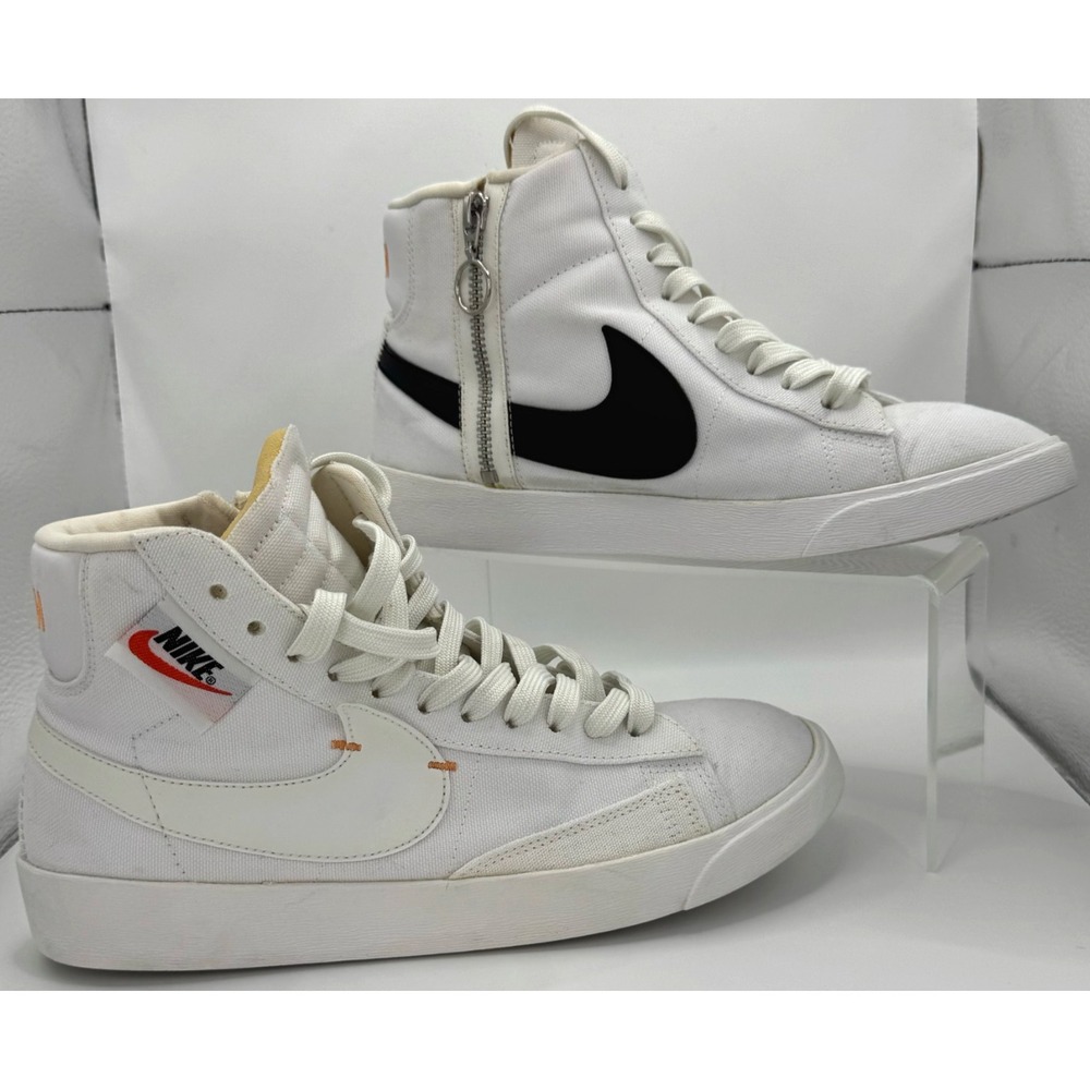 Nike Blazer Mid Rebel Summit White 2019 Womens Size 8.5 BQ4022-102 - Picture 7 of 8